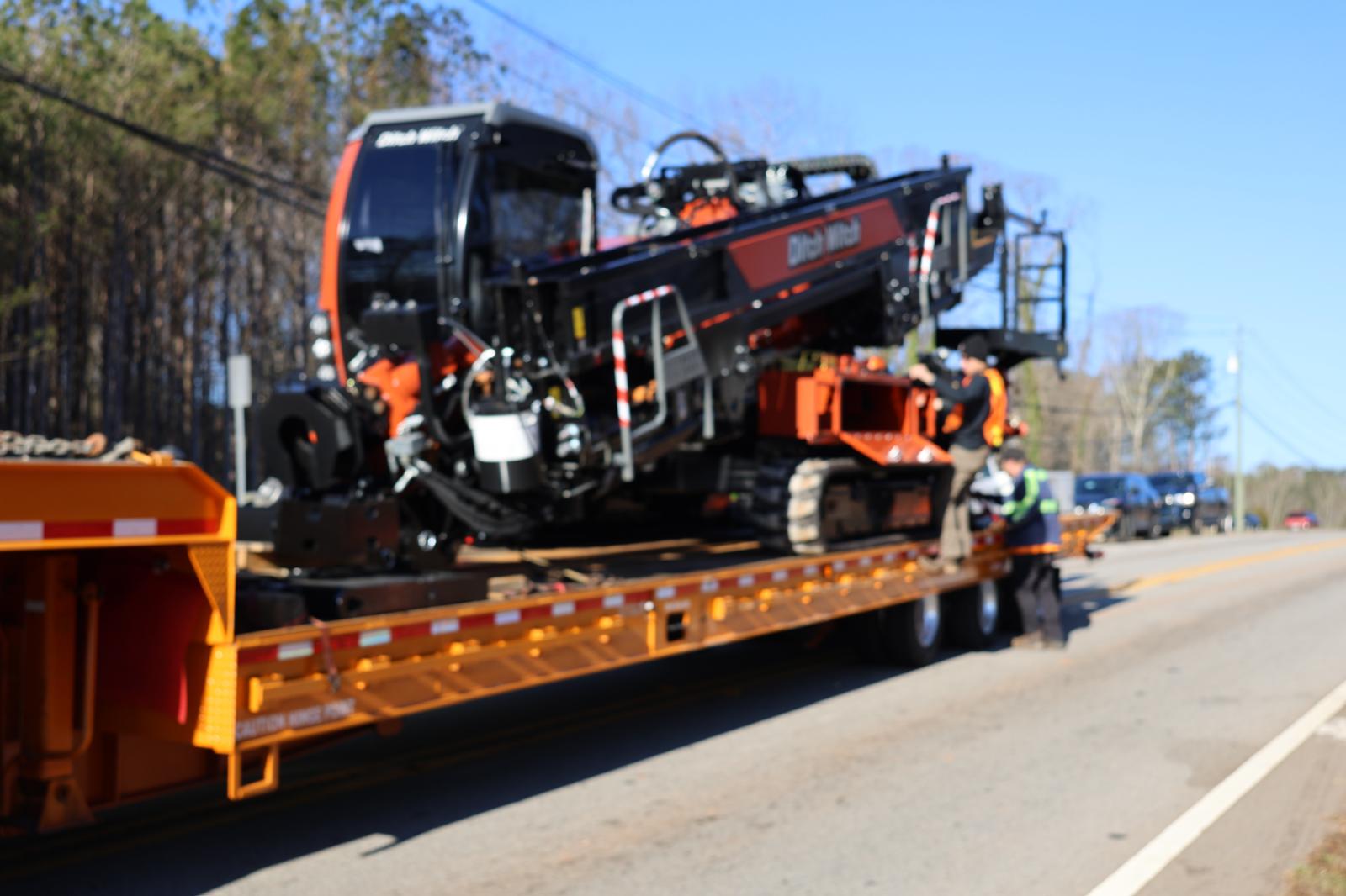 Pipeline installation crew